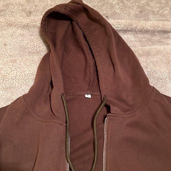 Cropped zip up hoodie - Picture 2 of 5